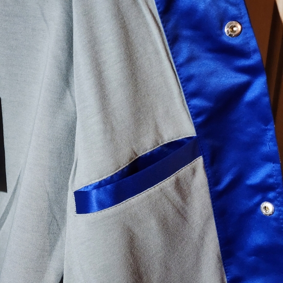 LOS ANGELES DODGERS STITCHED THROWBACK M/N SATIN JACKET - Picture 10 of 13